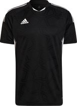 adidas Condivo 22 Match Shirt - sportshirts - Black/White - Mannen