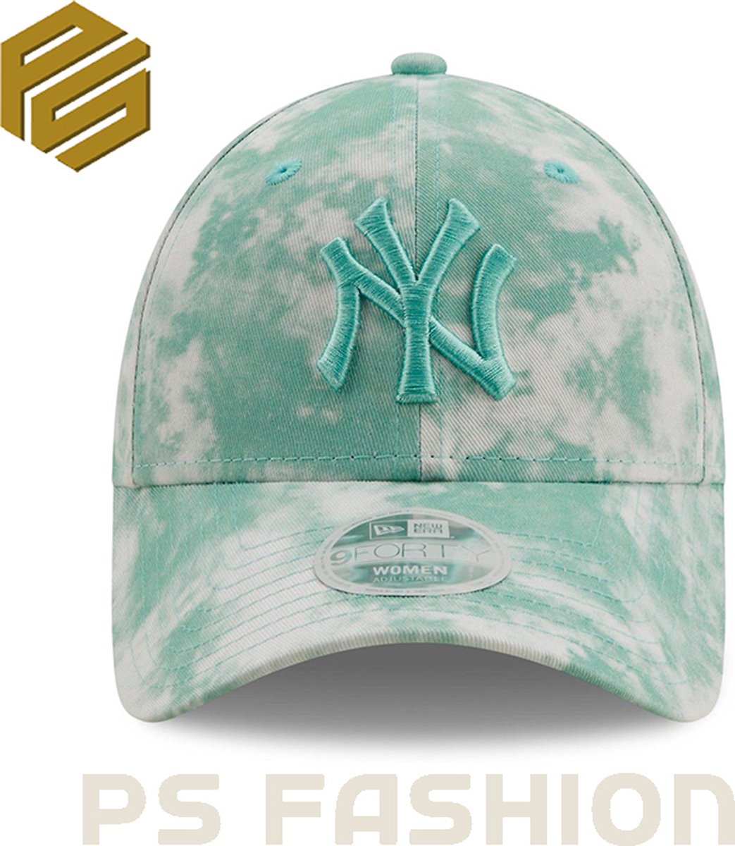 Pet New York Yankees Tie Dye Womens Green 9FORTY Cap