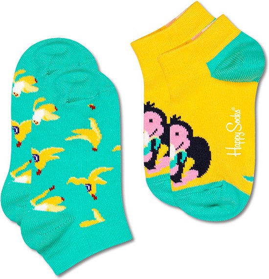 Happy Socks kids sneaker 2P monkey & banana multi - 28-31