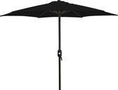 4goodz Aluminium Parasol 300 cm met opdraaimechanisme - Zwart