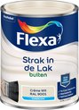 Flexa Strak in de Lak Zijdeglans - Buitenverf - Crème - 0,75 liter