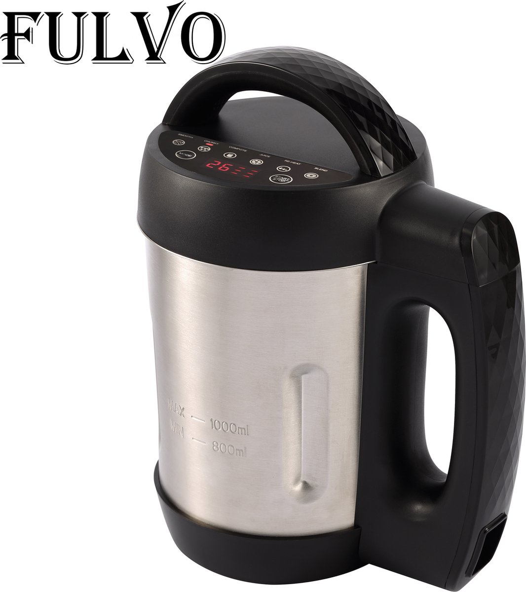 FULVO Soup maker - Blender - Smoothie maker - Faites votre propre soupe
