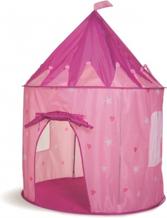 BS Toys Prinsessentent - Speeltent Meisjes - Kinderspeelgoed vanaf 3 Jaar - 135 cm Hoog - Roze