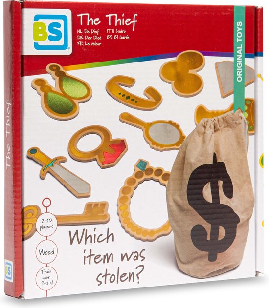 BS Toys The Thief Spel - De Dief - Buiten en Binnenspeelgoed - Educatief Speelgoed - Kinderspel - 2-10 Spelers