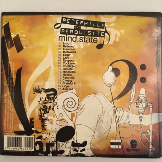 Pete Philly & Perquisite - Mindstate (CD), Pete Philly & Perquisite ...