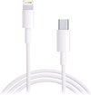 USB C naar Lightning kabel - geschikt voor Apple iPhone (12, 13, Pro, Max) & iPad - iPhone oplader kabel - iPhone oplaadkabel