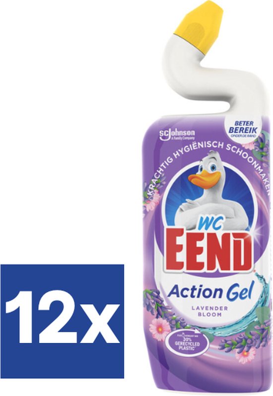 WC Eend Lavendel Action Gel (Voordeelverpakking) - 12 x 750 ml
