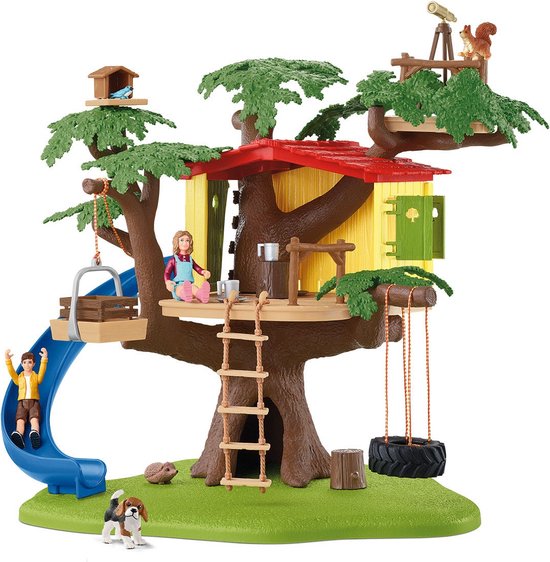schleich FARM WORLD - Avontuurlijke boomhut - Speelfigurenset -  Kinderspeelgoed voor... | bol.com