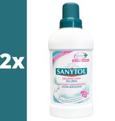 Sanytol Was Toevoeging Hygiene - 2x 500ml Voordeelverpakking - Dettol Was Toevoeging Hygiene Alternatief - Dettol Wasmiddel alternatief