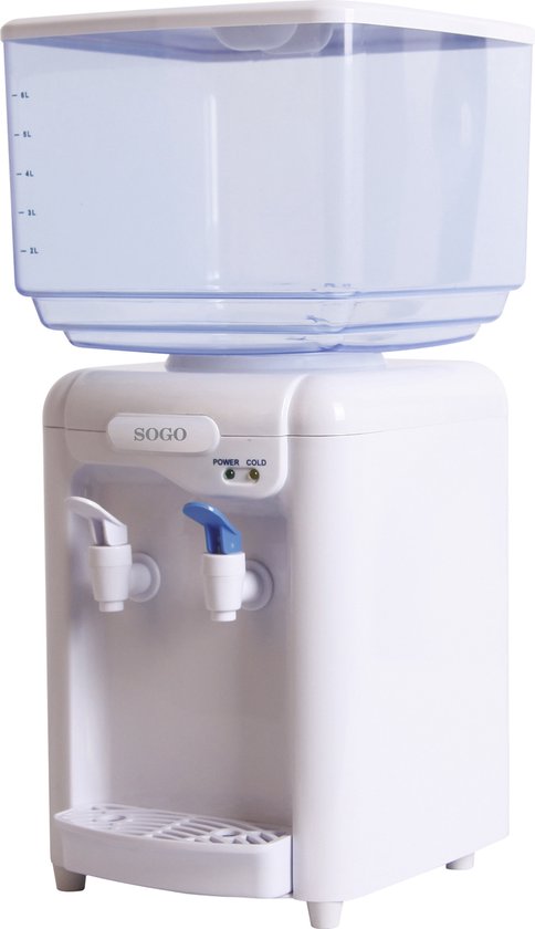 Sogo DIS-SS-12010W distributeur d'eau 7 L Blanc | bol