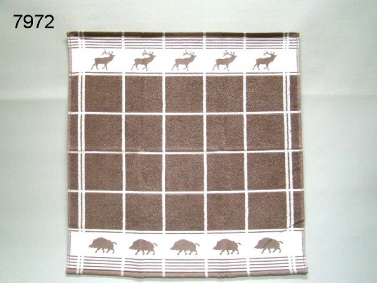 Geharo - Keukendoek - Hert en Wildzijn - 60 x 60 cm