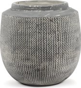 Serax Pot de Fleur-Pot Décoratif Grijs D 28 cm H 27,5 cm