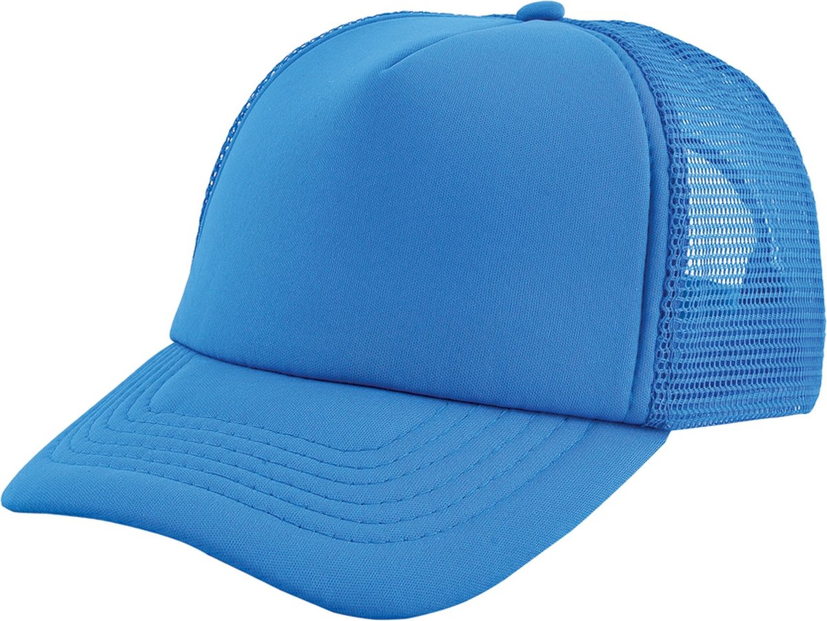 Trucker Cap Volwassenen - 5 Panel - Lichtblauw