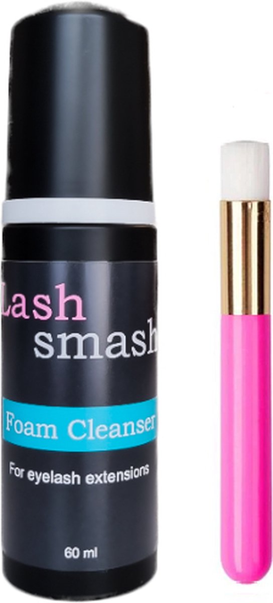 Lash Foam cleanser 60ml, geen parabenen, mild, luxe verpakking