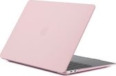 Mobigear Laptophoes geschikt voor Apple MacBook Pro 13 Inch (2016-2019) Hoes Hardshell Laptopcover MacBook Case | Mobigear Matte - Pastelroze - Model A1706 / A1708 / A1989 / A2159