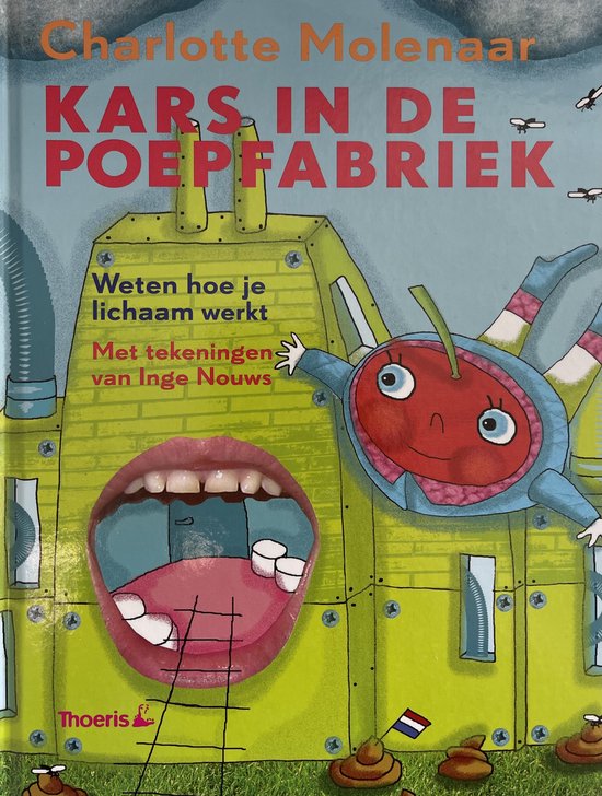 Cover van het boek 'Kars in de poepfabriek' van Ch. Molenaar