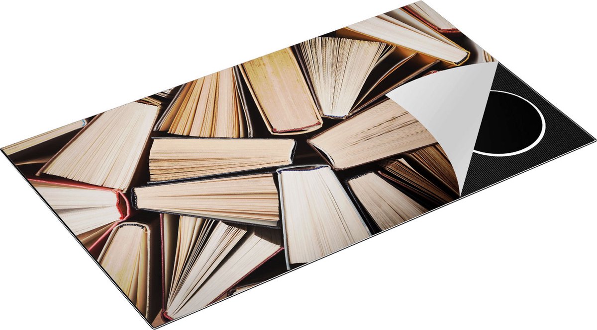 Chefcare Inductie Beschermer Boeken Bladzijdes bij elkaar - 91,6x52,7 cm - Afdekplaat Inductie - Kookplaat Beschermer - Inductie Mat