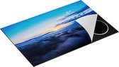 Chefcare Inductie Beschermer Zonsondergang in de Wolken - 80x52 cm - Afdekplaat Inductie - Kookplaat Beschermer - Inductie Mat