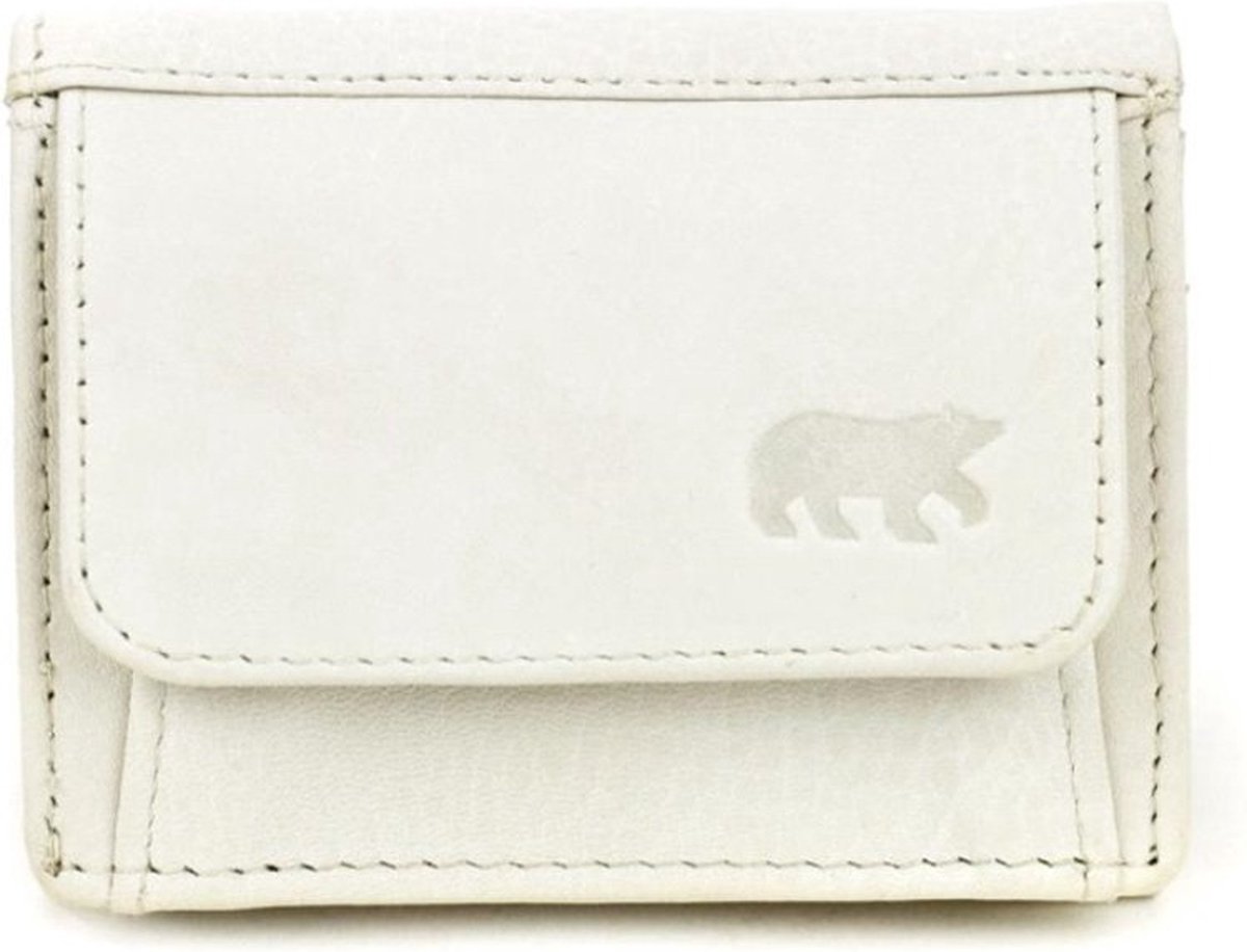 Bear Design Nana Leren Overslagportemonnee - Dove