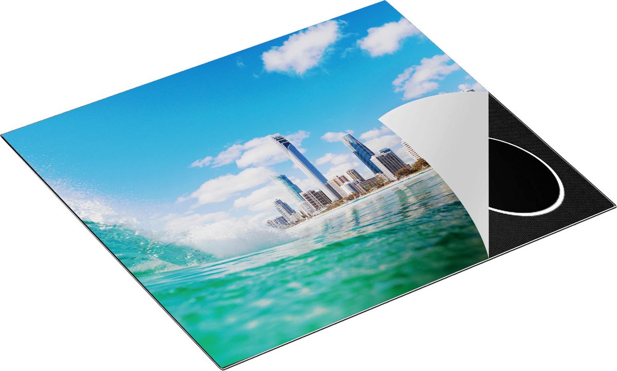 Chefcare Inductie Beschermer Golf aan de Gold Coast - 58,3x51,3 cm - Afdekplaat Inductie - Kookplaat Beschermer - Inductie Mat