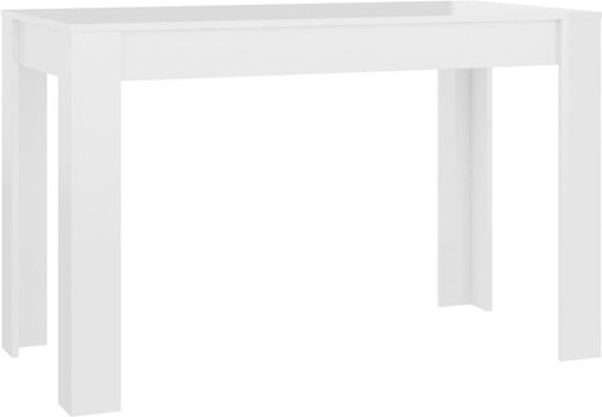 vidaXL-Eettafel-120x60x76-cm-spaanplaat-hoogglans-wit