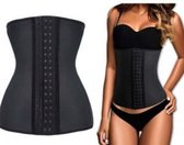 Waist Trainer Korset - Corset 100% Latex - Kim Kardashian - waist shaper - waist trainer latex - Latex Waist Trainer Body - Zwart / Black