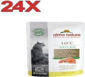 Almo Nature HFC - Nourriture pour chat - Sachet Kip & Saumon - 24x55gr