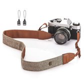 Garpex® Retro Vintage Verstelbare Schouderband voor Digitale en Spiegelreflex Camera
