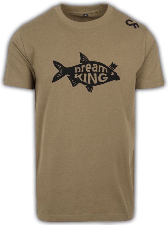 Karper shirt - Karpervissen - CarpFeeling - Bream King - Brasem - Olive - Maat L
