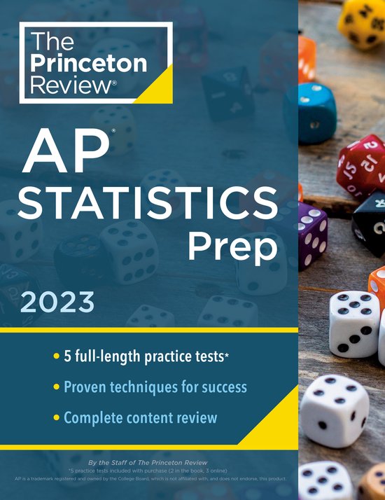 Princeton Review AP Statistics Prep, 2023 9780593450895 Princeton Review Boeken
