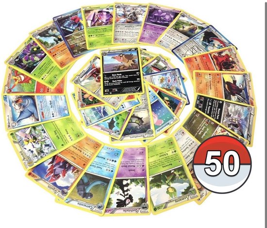 Thumbnail van een extra afbeelding van het spel 50 Pokemon Kaarten - 100% Originele Kaarten