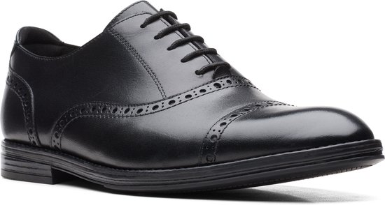 Clarks - Heren schoenen - CitiStrideWing - G - Zwart - maat 11 | bol.com