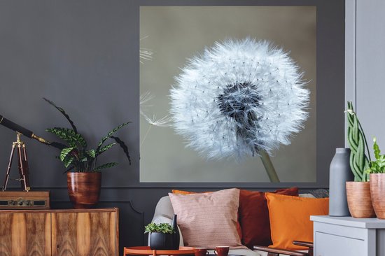 Stickers muraux - Pissenlit - Bloem - Plante - 120x120 cm - Feuille adhésive XXL