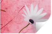 Muurstickers - Sticker Folie - Bloemen - Roze - Vintage - 30x20 cm - Plakfolie - Muurstickers Kinderkamer - Zelfklevend Behang - Zelfklevend behangpapier - Stickerfolie