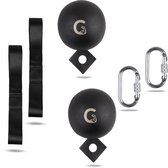 Gold Grip Ball Pull-up Bundle - Pull Up Bundle - Grip Training - Fitness - Crossfit - Escalade - Bloc - Hand Exerciser - Hand Squeezer - Forearm Trainer - Arm Training