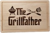 LBM The Grill Father houten snijplank - 30 x 20 cm