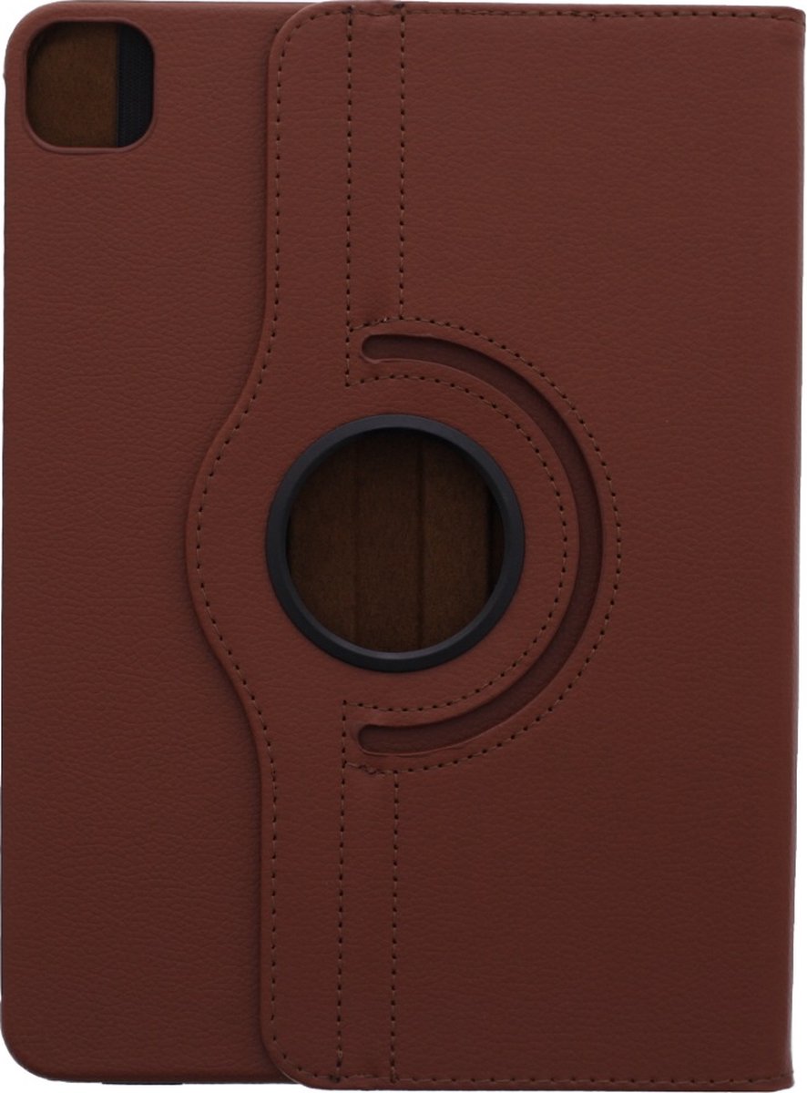 LuxeBass Apple iPad Pro 11 2020 Draaibaar Hoes 360 Rotating Multi stand Case - cover - Bruin