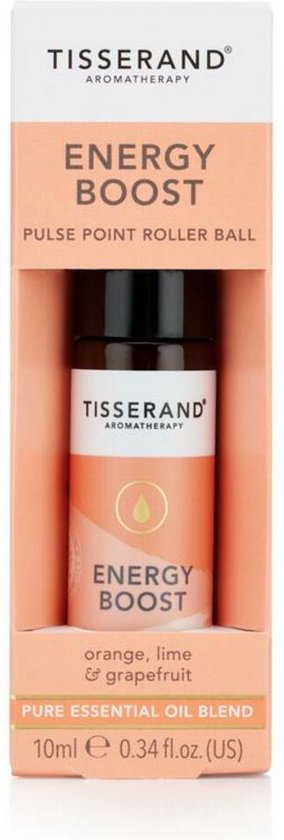 Tisserand Aromatherapy Roller ball energy boost 10 ml