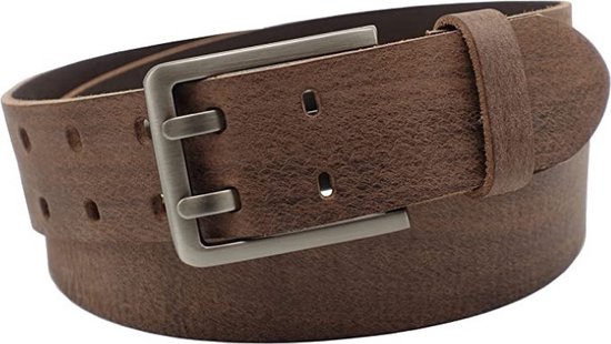 Pierre Cardin lederen riem heren 40 mm breed, herenriem volledig lederen riem zwart/bruin, bruin, Bundweite 115 cm Gesamtlänge 130 cm W 45.3 XXL