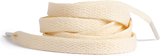 GBG Sneaker Veters 160CM - Off-White - Sail - Creme - Gebroken Wit - Schoenveters - Laces - Platte Veter - o.a. geschikt voor Asics, New Balance, Nike