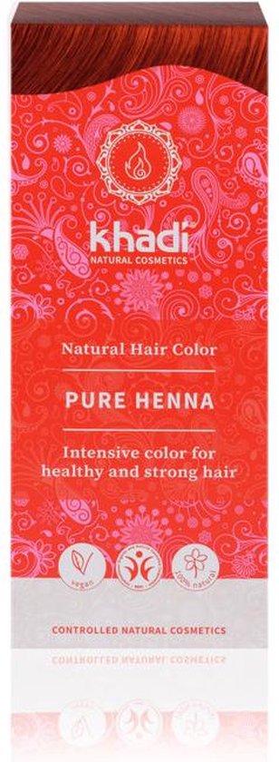 Khadi Haarkleuring Pure Henna 100 gram
