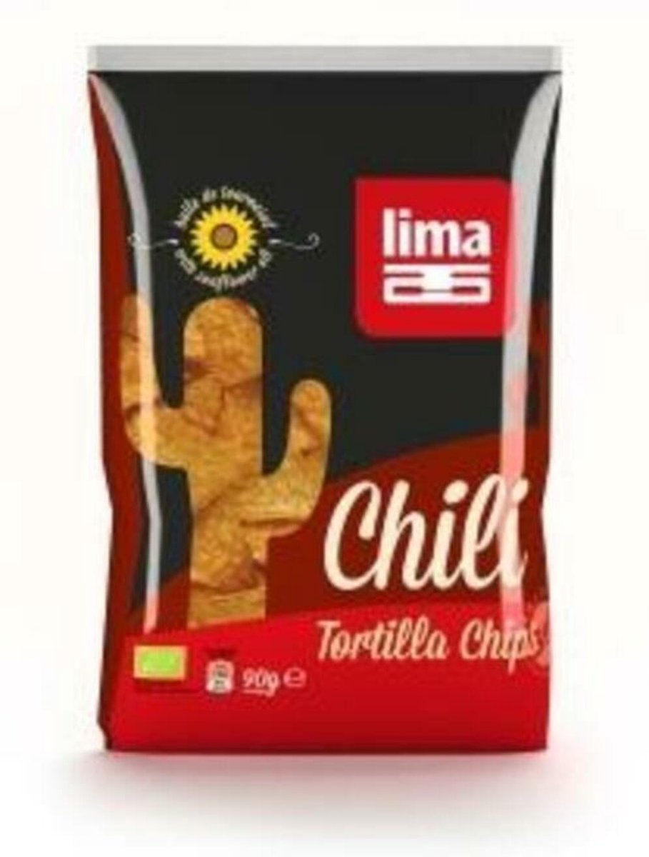 Lima Tortilla Chips Chili Bio, 90g, 1 Units
