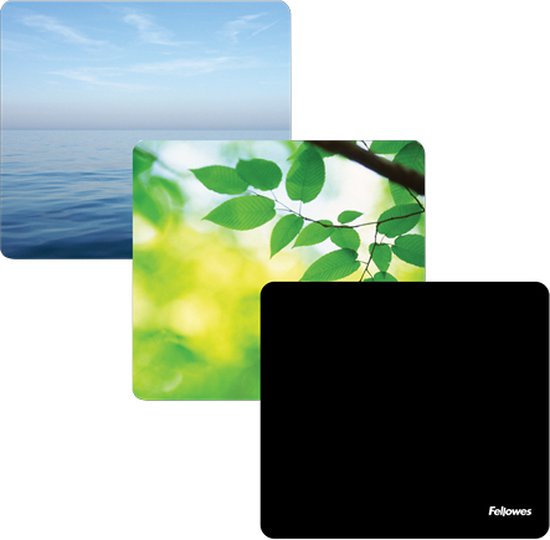 Foto: Fellowes muismat duurzaam earth series bladeren groen