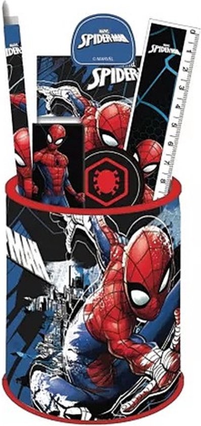 MARVEL Spiderman - Set Papeterie - Bureau - 7 Pièces | bol