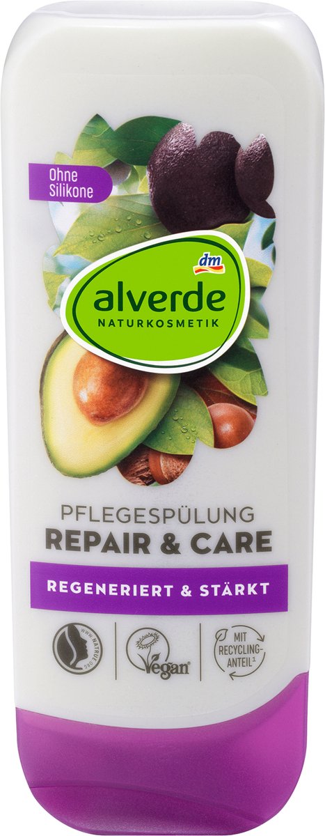 alverde NATURKOSMETIK Conditioner Repair Biologische avocado, biologische shea butter, 200 ml