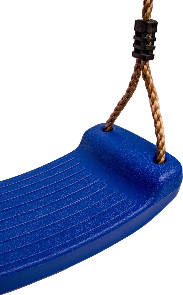 BOOST2 schommelzitje blauw kunststof met PP-touwen