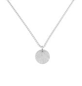 ARLIZI 2095 Ketting ronde minimalistische hanger sterling zilver