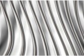 Fotobehang - Metal Strips 375x250cm - Vliesbehang