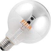 SPL LED Filament Globe Zilver (kopspiegellamp) - 6,5W / DIMBAAR Ø95mm