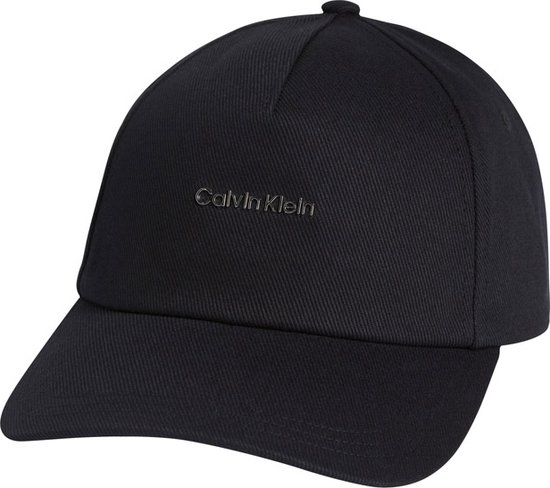 Calvin Klein - CK must metal lettering BB cap - dames - black | bol